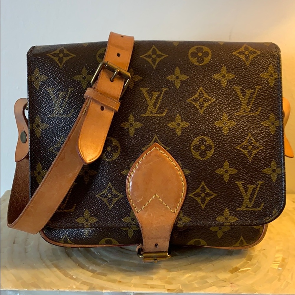 Louis Vuitton Cartouchiere Handbag Monogram MM